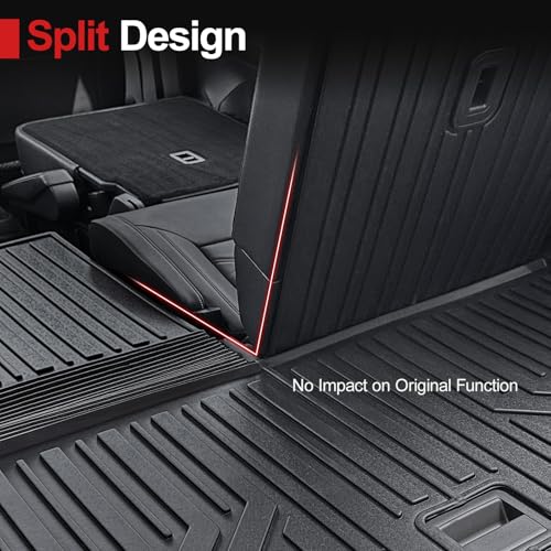 Image of Floor Mats for Volkswagen Atlas 2018-2026 7 Seats Bench Seating