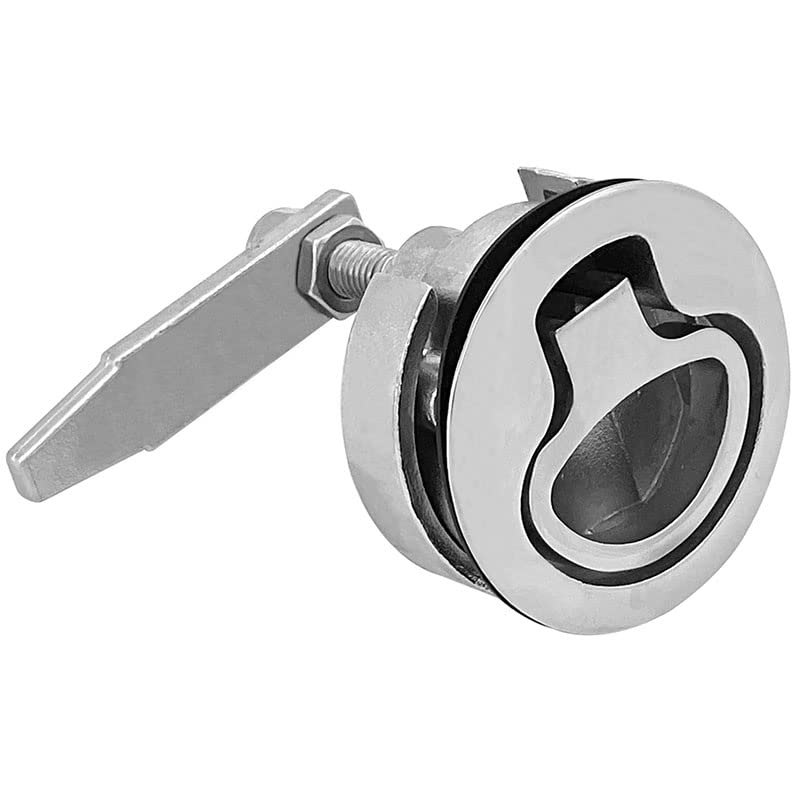 Boucle De Plancher Inox 316 – Loquet De Trappe 60mm, Poignée 65mm – Encastré, Non Verrouillable – Pour Bateau Et Yacht
