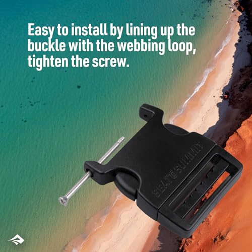 Image of Sea to Summit Field Repair Buckle - Side Release, 1 Pin, 3-pack, 50mm / 2in
