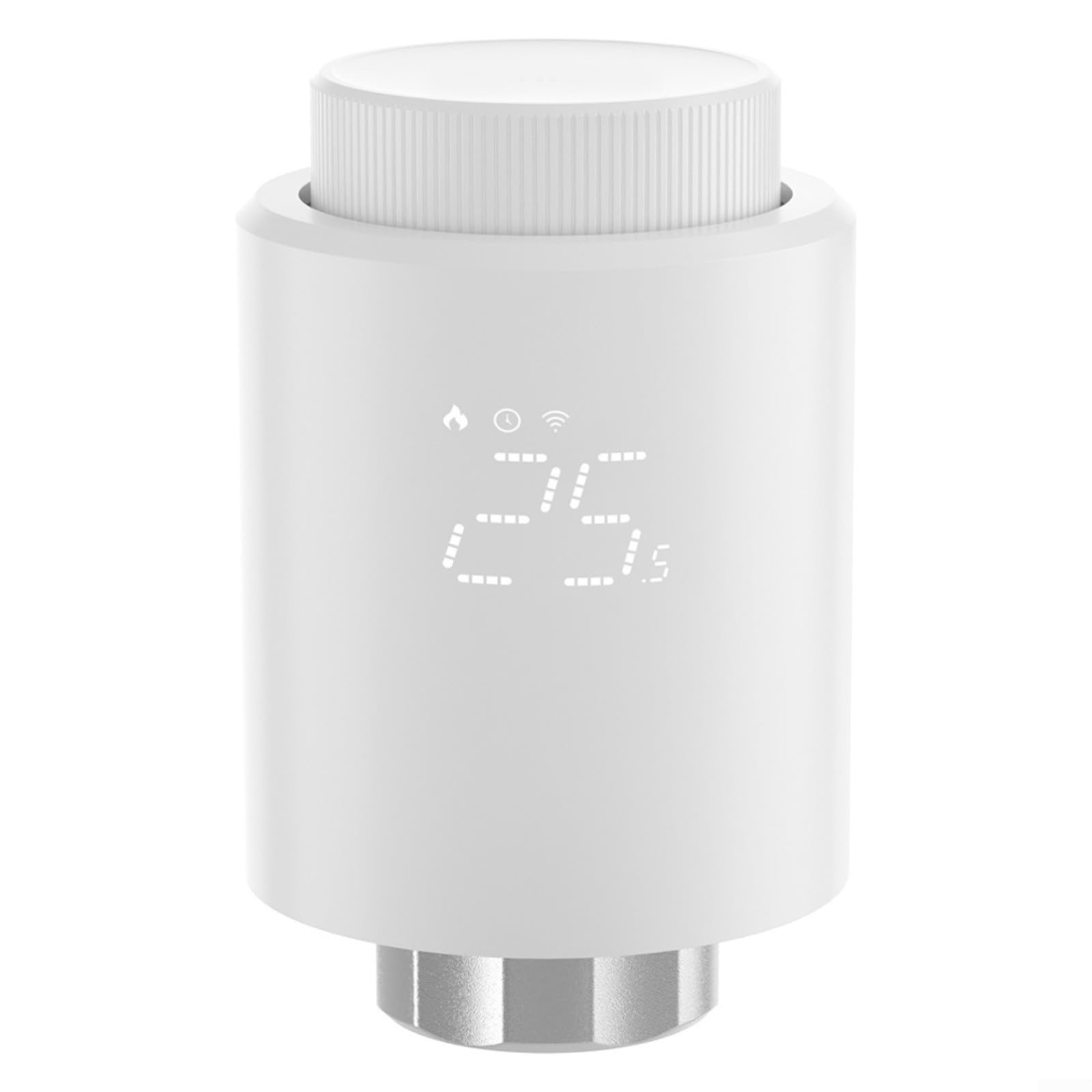 Válvula termostática inalámbrica para radiador, inteligente, control por aplicación de voz, modo de ahorro de energía, protector de congelación, se adapta a válvulas M30 x 1,5 mm