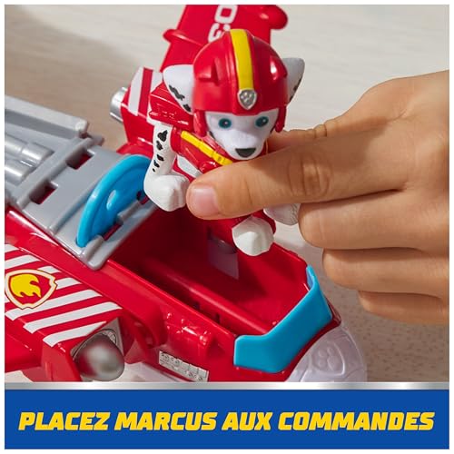 Paw Patrol Pat Patrouille Véhicule Figurine Marcus Air Rescue Voiture Figurine À Collectionner Projectiles Mission Voltige Pat Patrouille Véhicule Voiture Enfant Jouet Enfant Et + - vue 3