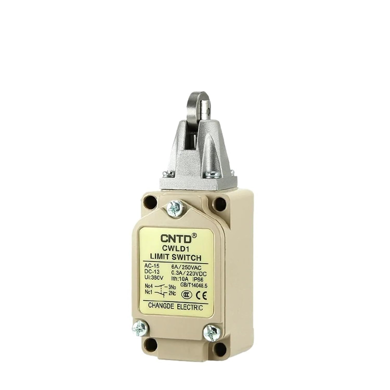 TZ-5103 CLWD1 Micor Switch Vertical Roller Stroke Press Limit Switch 1NO 1NC 10A 220V IP66 Waterproof Switch