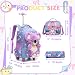 HTgroce Schulrucksack Trolley Mädchen Koala – 3-Teiliges Set Schulranzen mit Rollen für Grundschule (3. 4. Klasse)