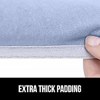 Vista 6 de GORILLA GRIP The Original - Funda y almohadilla para tabla de planchar, revestimiento de silicona, acolchado grueso resistente a quemaduras, fundas