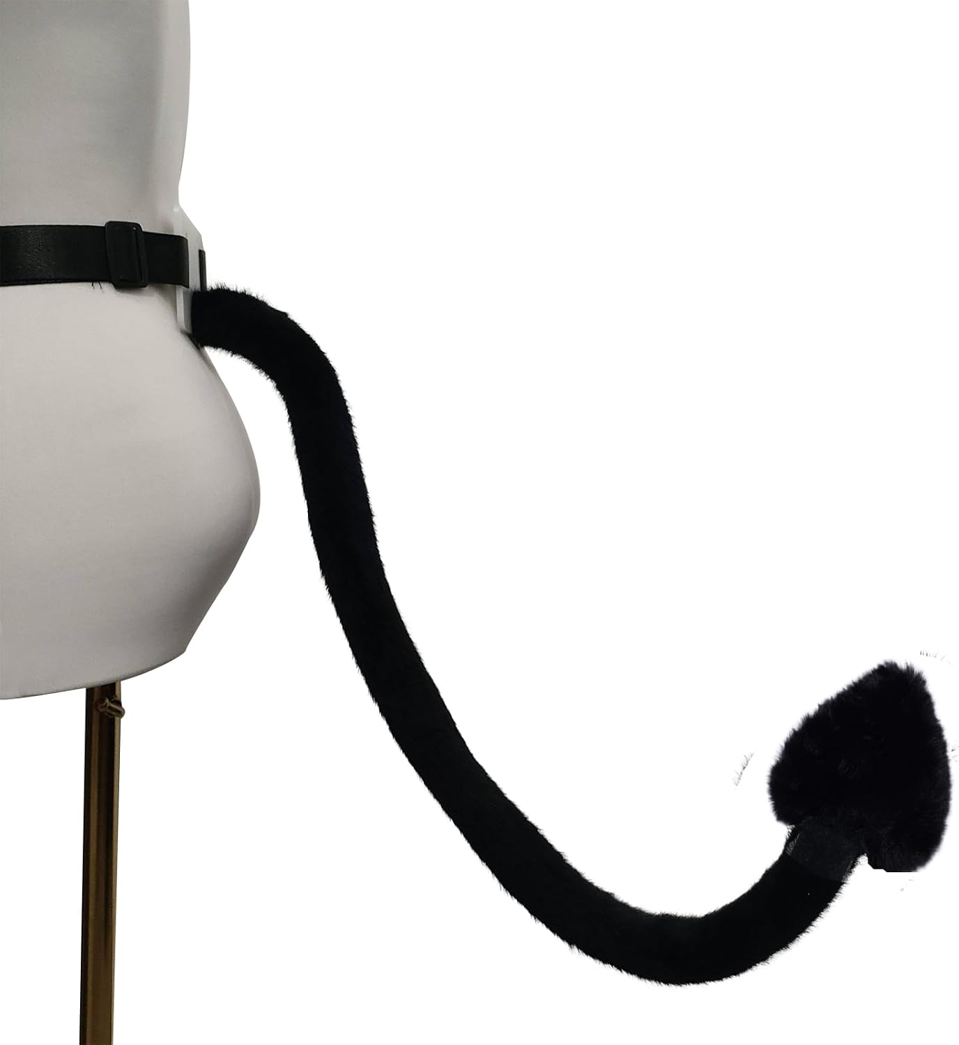 QUICOMO Demon Tail Furry Succubus Tail Wire Plush Belt Tail Anime Cosplay