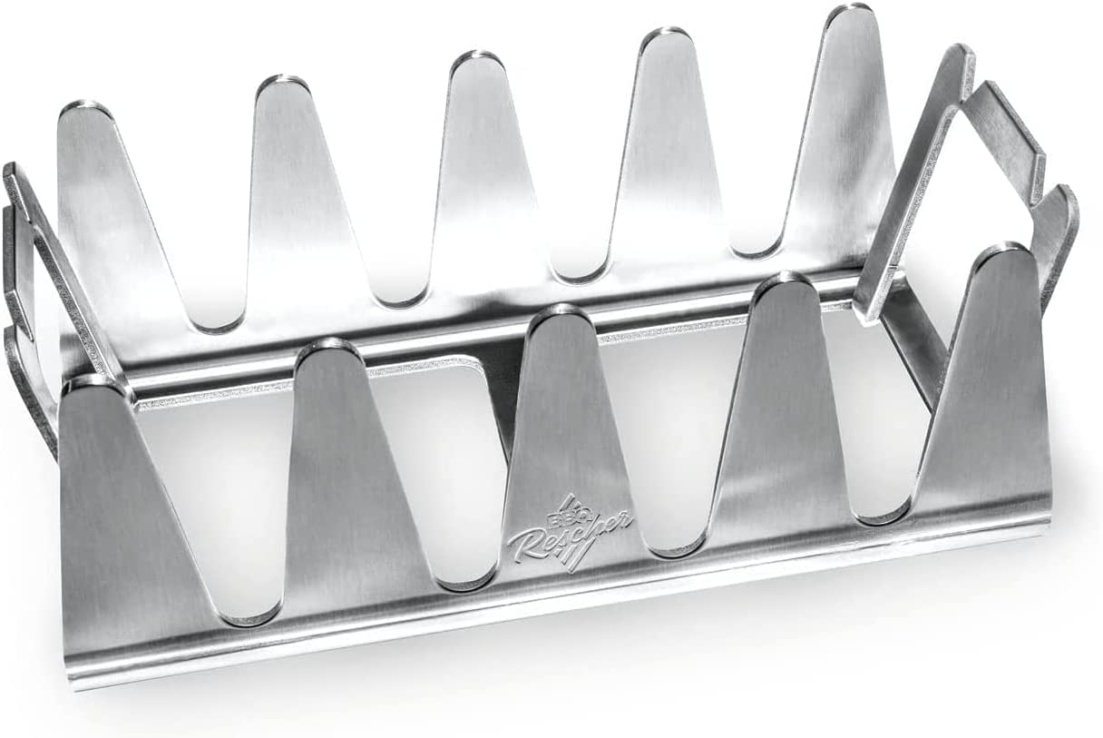 SHERCHPRY Grillgreifer Edelstahl Mit Holzgriff – Rutschfester Plattenheber, Multifunktional, Für Grill, Ofen, Küche