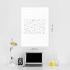 Smart Paper - 60x100 Cm 2 Pieces White, Non-Adhesive Static Retainable Writing Board and Board