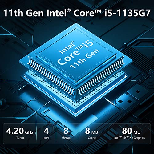 Intel Nuc 11 Nuc11Tnhi5 Pro Barebone Kit 4-Core I5-1135G7, Iris Xe Graphics Mini Business Gaming Pc Desktop 2X Hdmi & Thunderbolt, Wifi6 Bluetooth5 8K 4 Display Capable (Without Ram & Ssd & Os) #TOP1