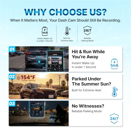 Image of S1 4K Infinite 2 Channel Dash Cam Front and Rear Car Camera, 4K, 2.5K Dash Camera for Cars, STARVIS 2, Night Vision, 24 /7 Parking Mode, 5G WiFi GPS, Car Surveillance Camera