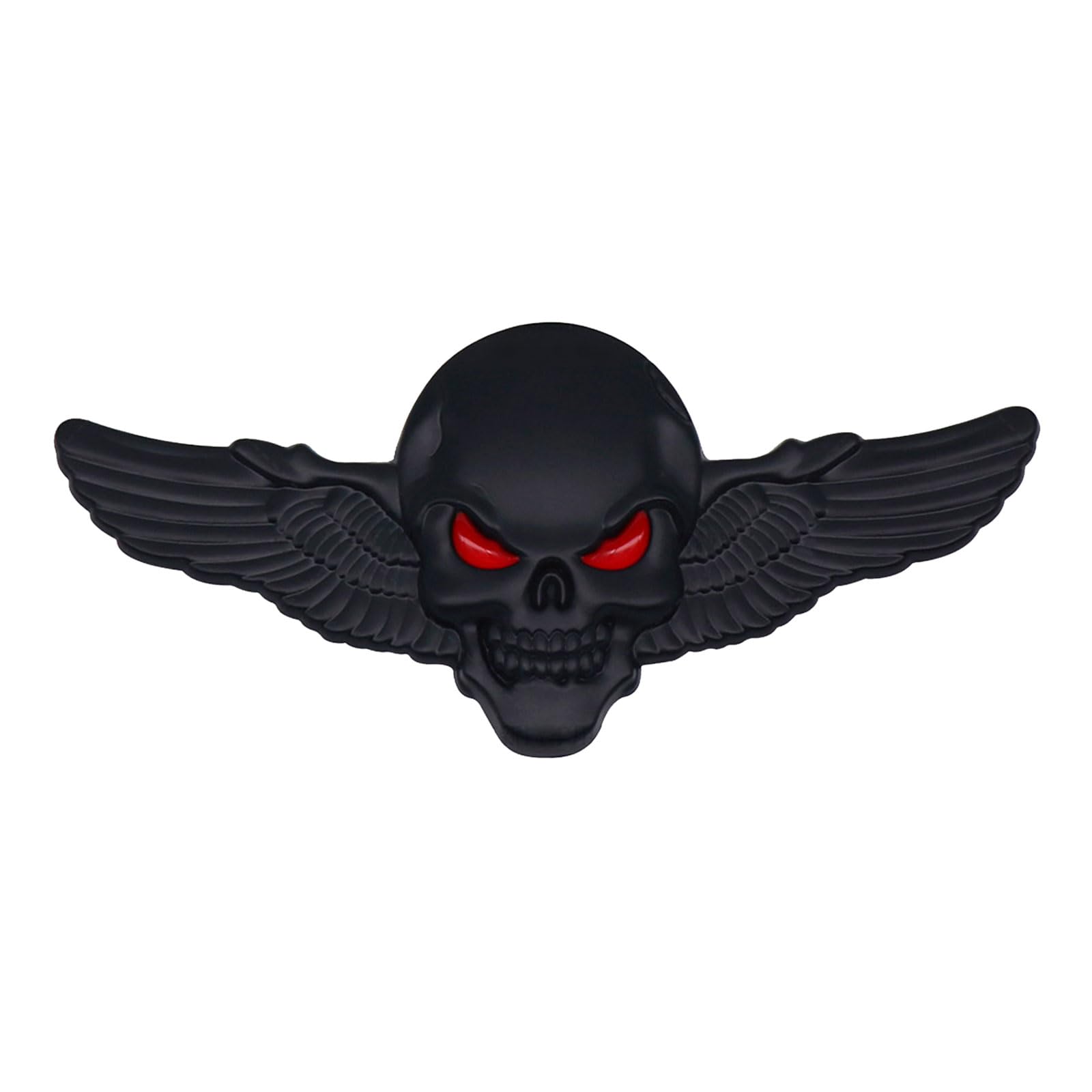 Maxtonser Skeleton Skull Emblems Badge 3D Metal Decals Stickers Decoration for Car Trucks Motorbike Exterior Decoration