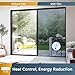 rabbitgoo One Way Window Privacy Film Window Tint for Home, Reflective Mirror Sun Blocking Heat Control UV Protection See Out Not in Office Door Covering, Silver, 17.5 in X 6.5 Feet