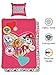 Produktbild SkyBrands Paw Patrol Mädchen Bettwäsche 135x200 cm 80x80 Kissenbezug Pink Rosa | Wende-Bettwäsche-Set 100% Baumwolle | Öko-Tex Deutsche Standardgröße