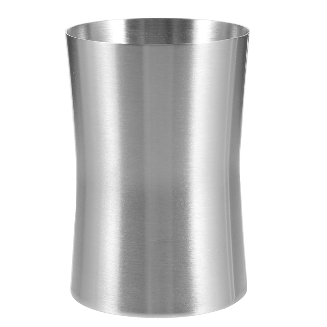 Amosfun Bicchiere per spazzolino da denti in acciaio inox da 4 pollici compatto con vita sottile per bagno e viaggio senza foratura