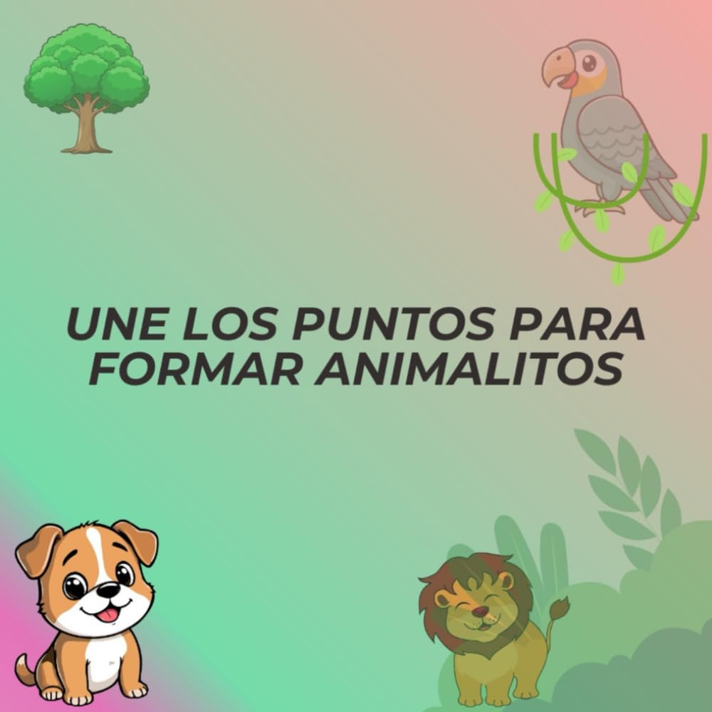 une los puntos para formar pequeños animales: Sigue el rastro de los números y descubre a los pequeños 120 habitantes de la naturaleza que se esconden detrás de cada trazo.
