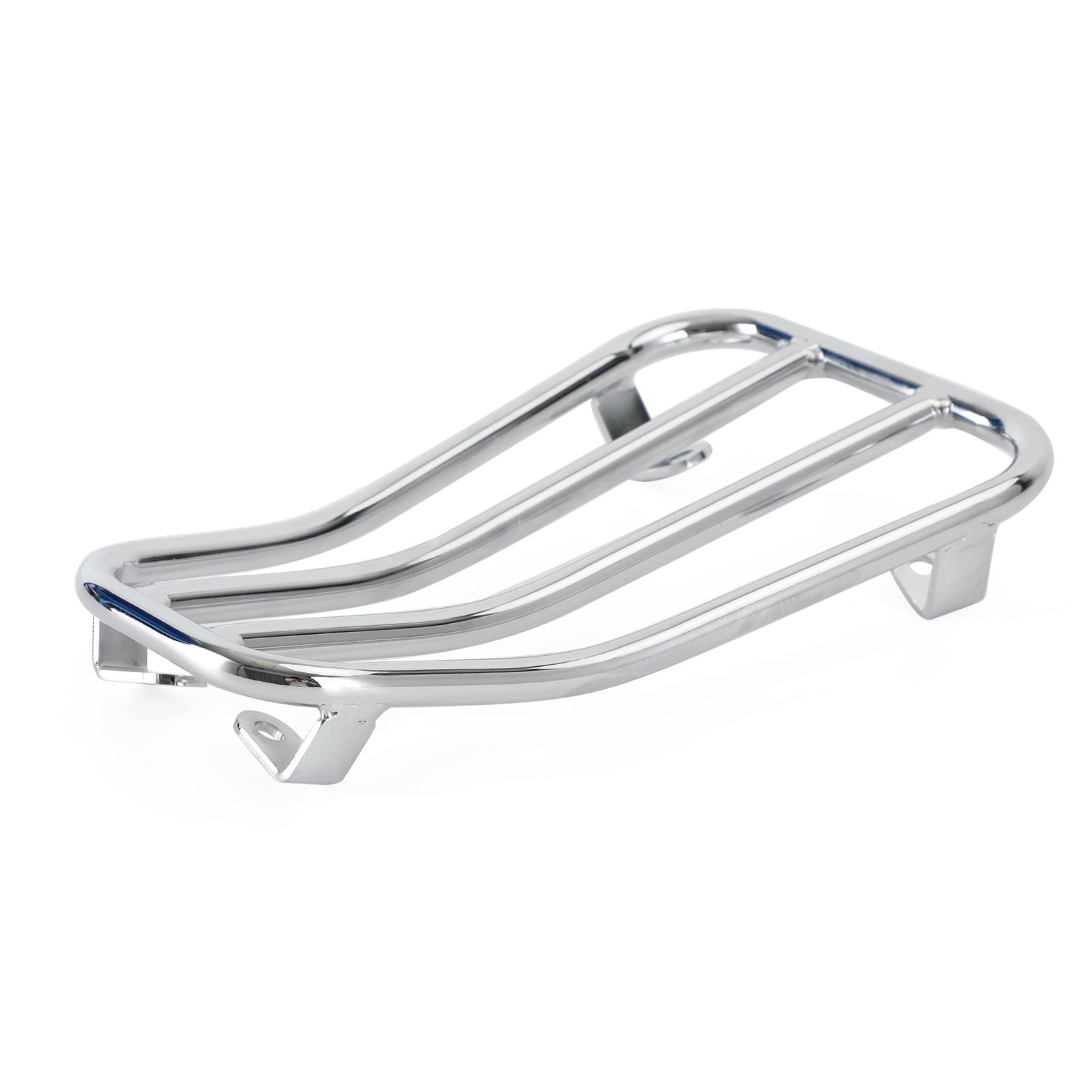 Topteng Floor Board Rack Carrier Mount Chrome fit für Vespa Primavera Sprint 50 125 150