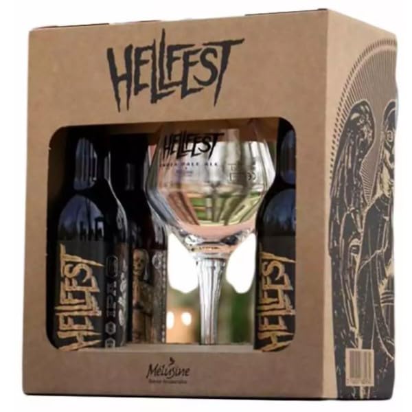 Hellfest 4 cervezas + 1 copa de cata TEKU Mélusine Vendée 6,6% IPA - 33cl.