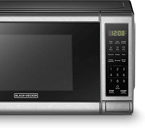 BLACK+DECKER Countertop Microwave Oven, 0.7 Cu.Ft, 700W, Stainless Steel - image 8