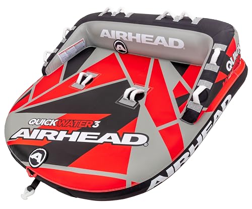 Airhead AHT50188RBK Quick Water 3-Rider Towable Tube - Red/Black