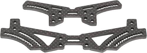 Miniatura 8 de Cosiki Marco de suspensión de fibra de carbono, fácil de instalar, ligero RC Kit de actualización de aluminio de fibra de carbono de doble capa