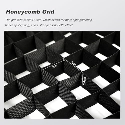 Image of PHOTOMAX Photographic Honeycomb Grid for Octagon Softbox Studio Umbrella Flash Diffuser (80 cm Grid)