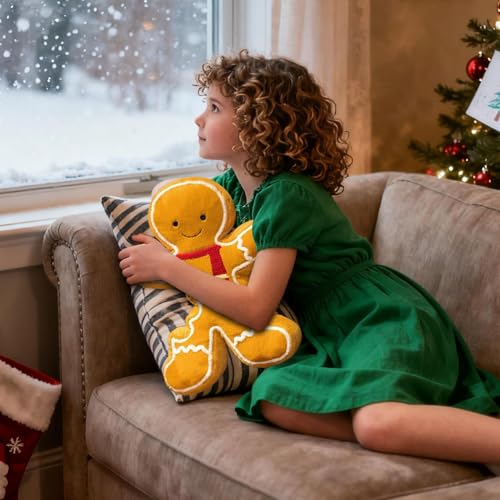 Coussin de Noël Bonhomme d'épice chambre enfant