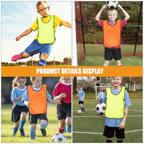 Chasubles d'entraînement en polyester durables pour jeunes - 4