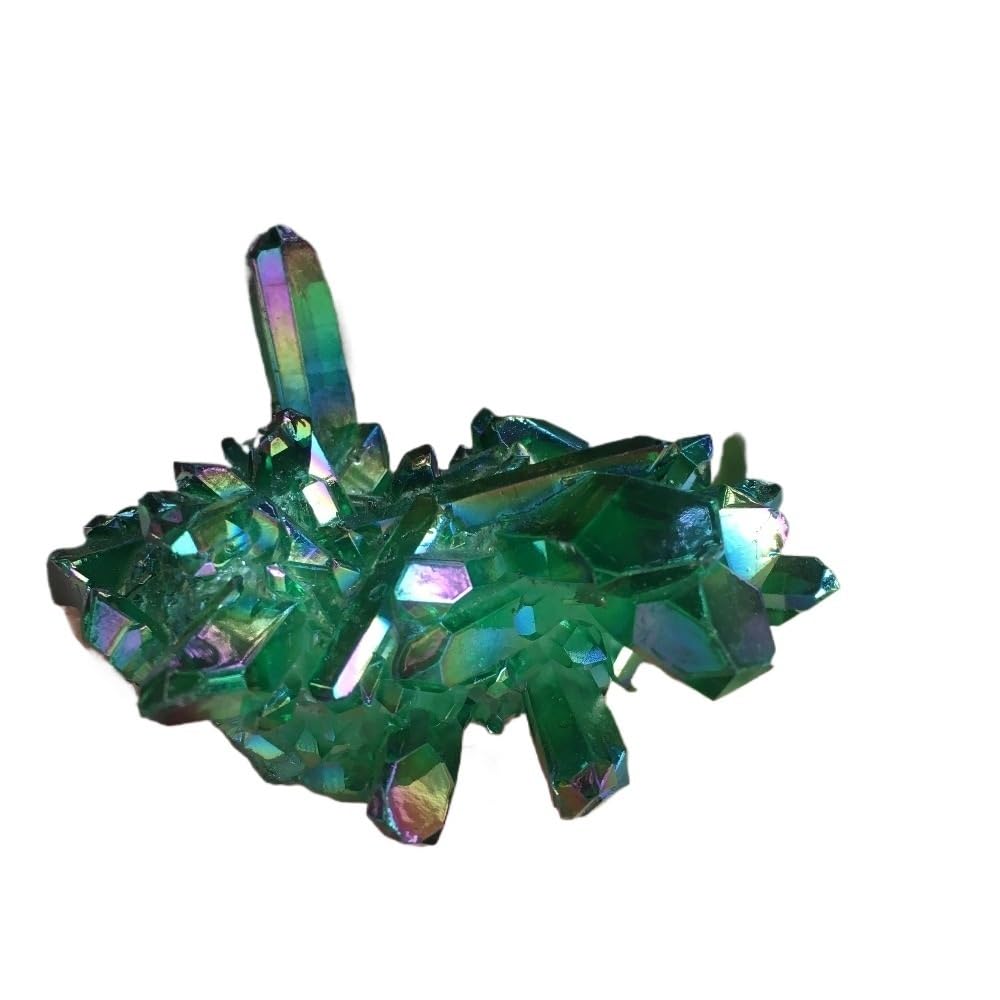 HSMXNEONJB Stone Quartz Crystal Bismuth Silicon Cluster Crystal Cluster Home Office Ornaments