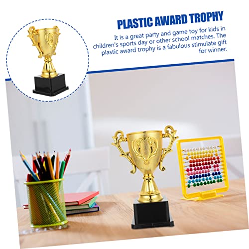 Didiseaon 4 Pcs Prêmio Do Jogo Taça De Ouro Copo De Troféu Decorativo Troféu Infantil Brinquedos Inf