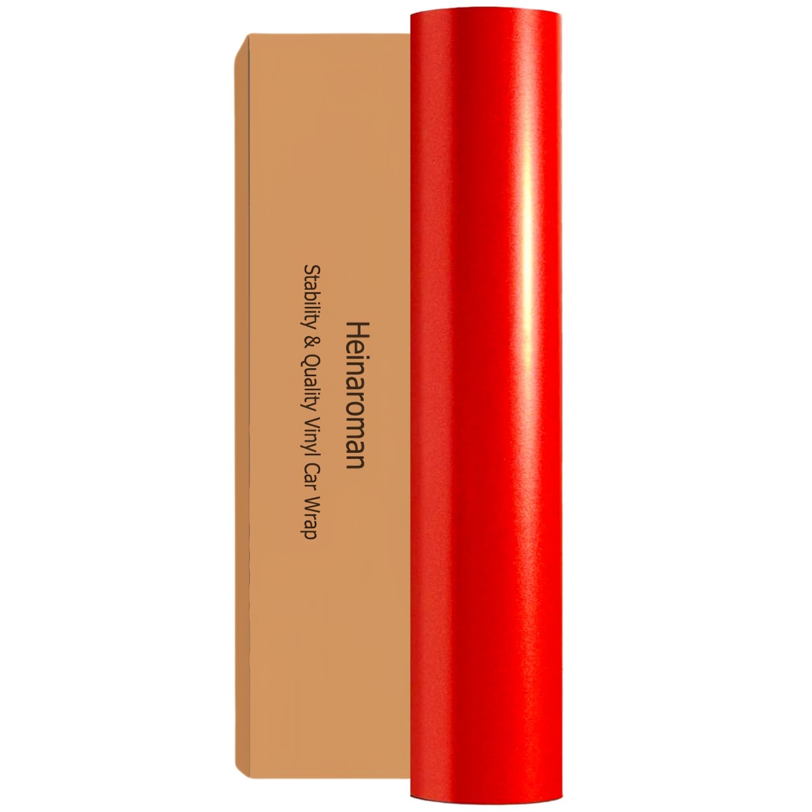 Heinaroman Autofolie für Karosserieschutz Kratzfestigkeit Air Release Technology 457 X 152CM Rot Glänzend Car Wrapping Folie Vinylfolie