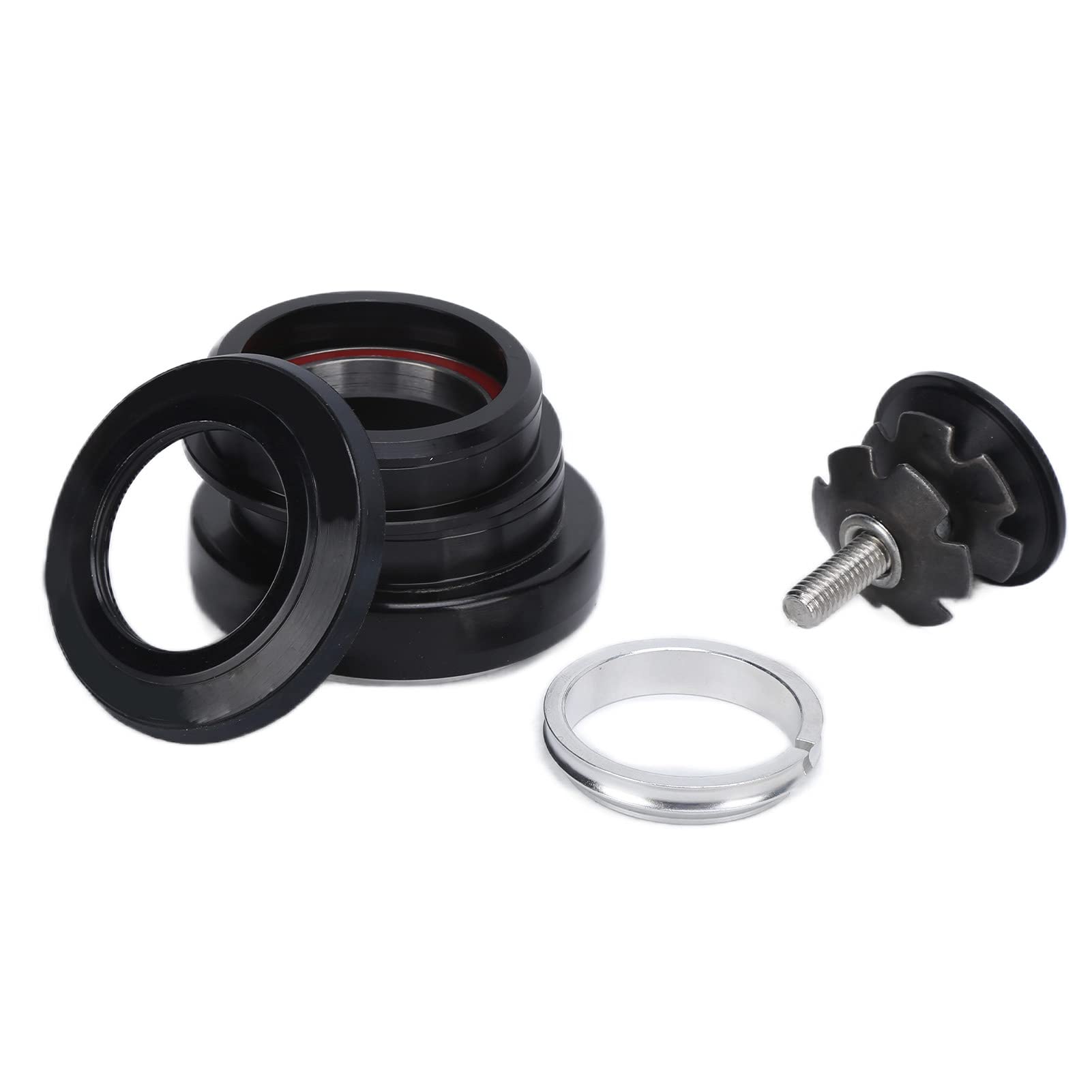 Bicycle Bearings, High Accuracy 44-44mm Double Bearings Bike Headsets Integral Sealed for Road Bike for Mountain Bicycle