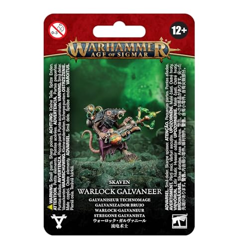 Skaven Warlock Galvaneer figurine pour vos soirées jeux Warhammer