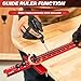 Saker New 4 in 1 Router Milling Groove Bracket|Cabinet Hardware Jig with Automatic Center Punch|Router Milling Groove Bracket Advantages|Router Guides for Woodworking