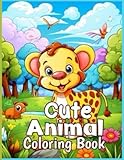  Cute animal coloring book