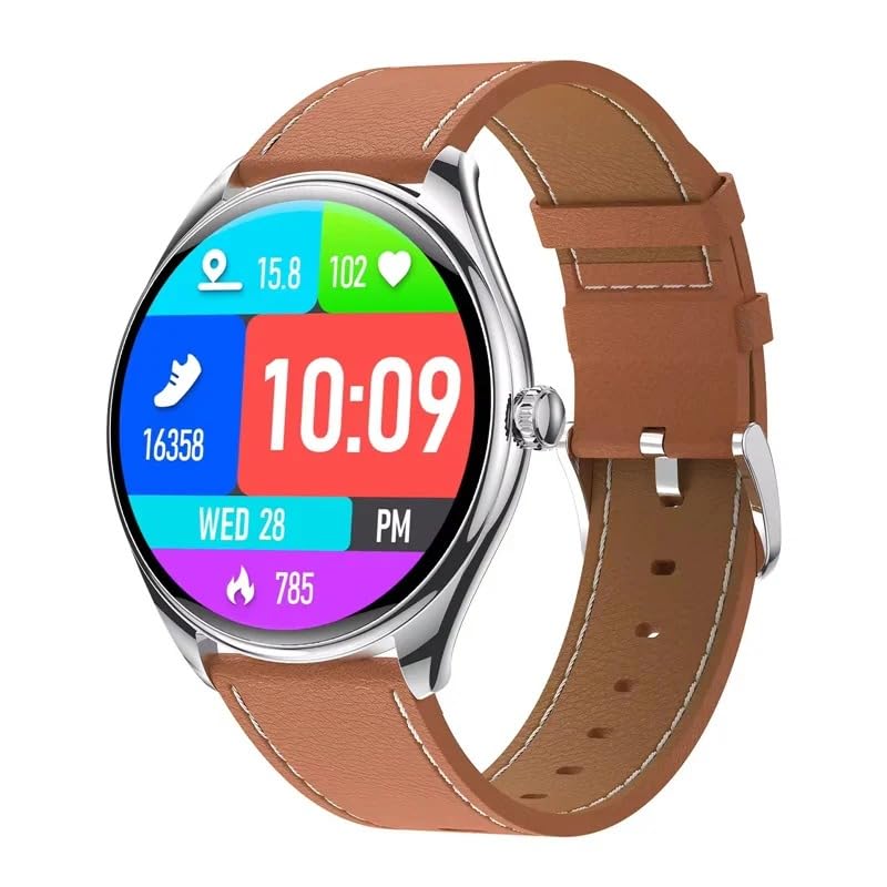 JINSHANGZI MT55 Smartwatch with a sleek design and metal strap
