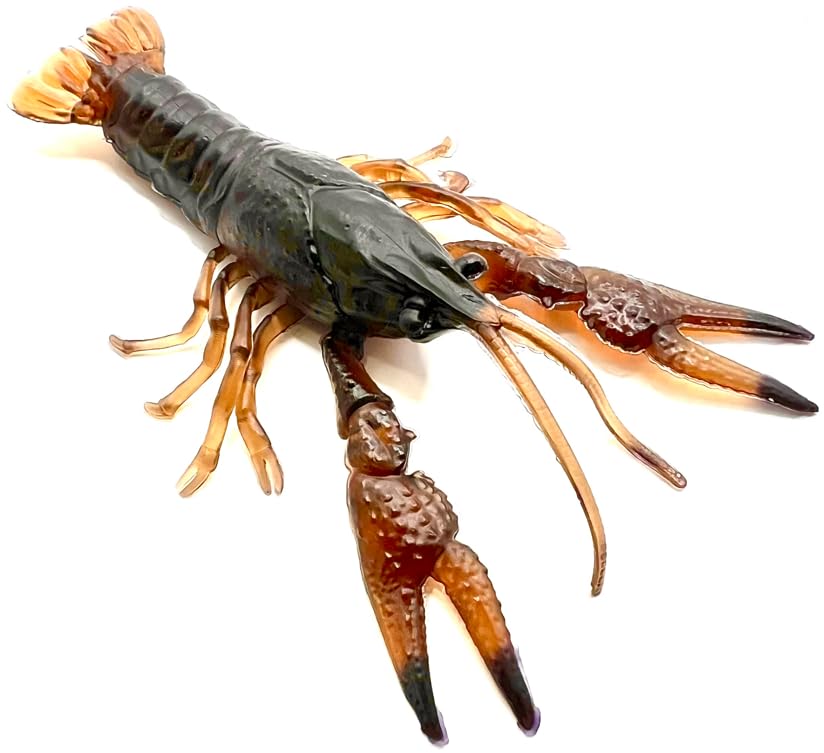 Tackle Max Craw Fishing Lure 3.5" - Soft Plastic Crawfish Bait - 6 Pack