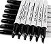 Chisel Tip Black Permanent Marker Pens - Permanent Markers Bulk of 90 Pack Waterproof,Fade-resistant,Quick Drying Black Markers Permanent Work On Wood, Metal, Stone, Glass For Office School Home