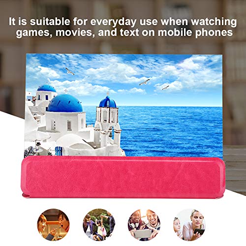 Shanrya Amplificador de tela para celular, lupa de tela HD, cor opcional para assistir a texto, jogo