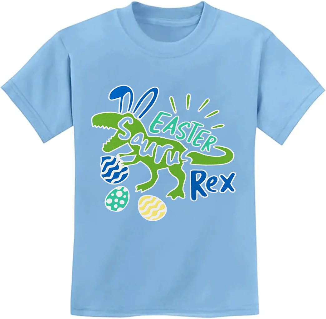 Easter Shirt for Toddler Boys Girls Eggs Hunt Bunny Outfits Digging Tractor Kids T-Shirt