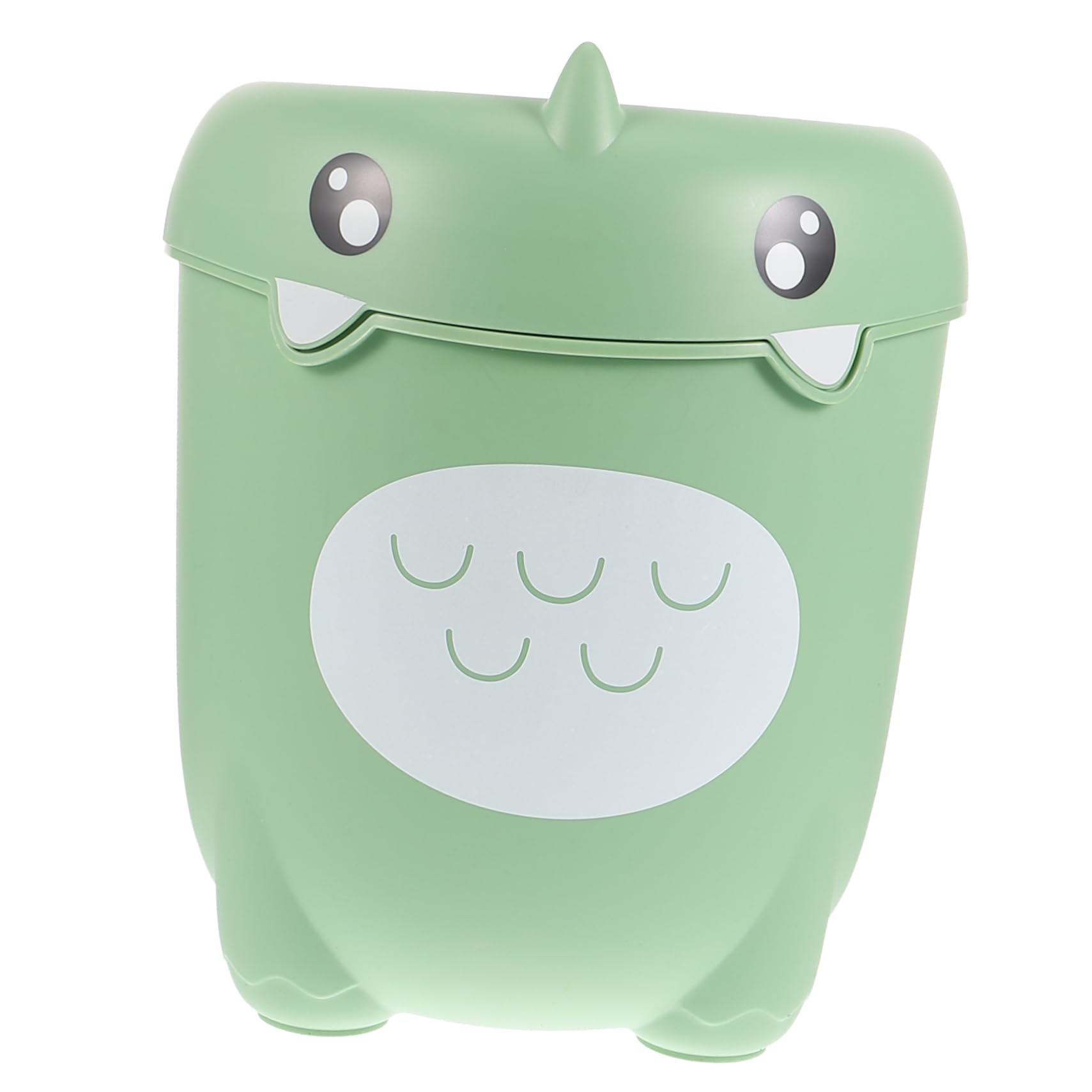 Ipetboom Room Cartoon Trash Can Creative Lidless Rubbish Bin for Bedroom Cute Dinosaur Design Waste Holder for Boys for Home and Office Decor
