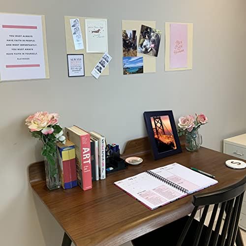 YOUNTHYE 6x4 Photo Frames Multiple Pictures, 8PCS Wooden Black Photo Frame, Picture Frames with Mounts Display for for Tabletop or Mount