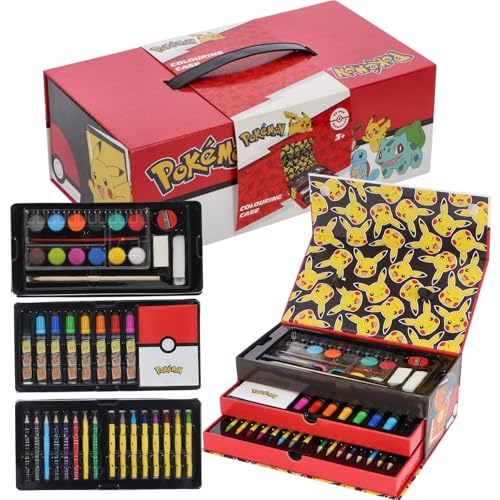 Amazon.co.jp: ポケモンアートセット 子供用 | 52ピース カラーリング