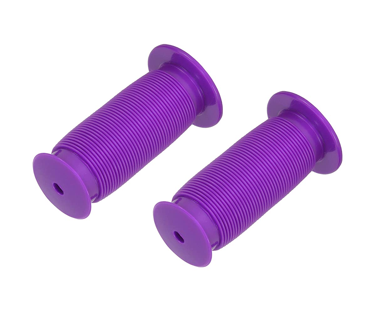 Purple 12 Mushroom Grips 7/8 Long 85mm for 12" Bikes, Kids Bikes.