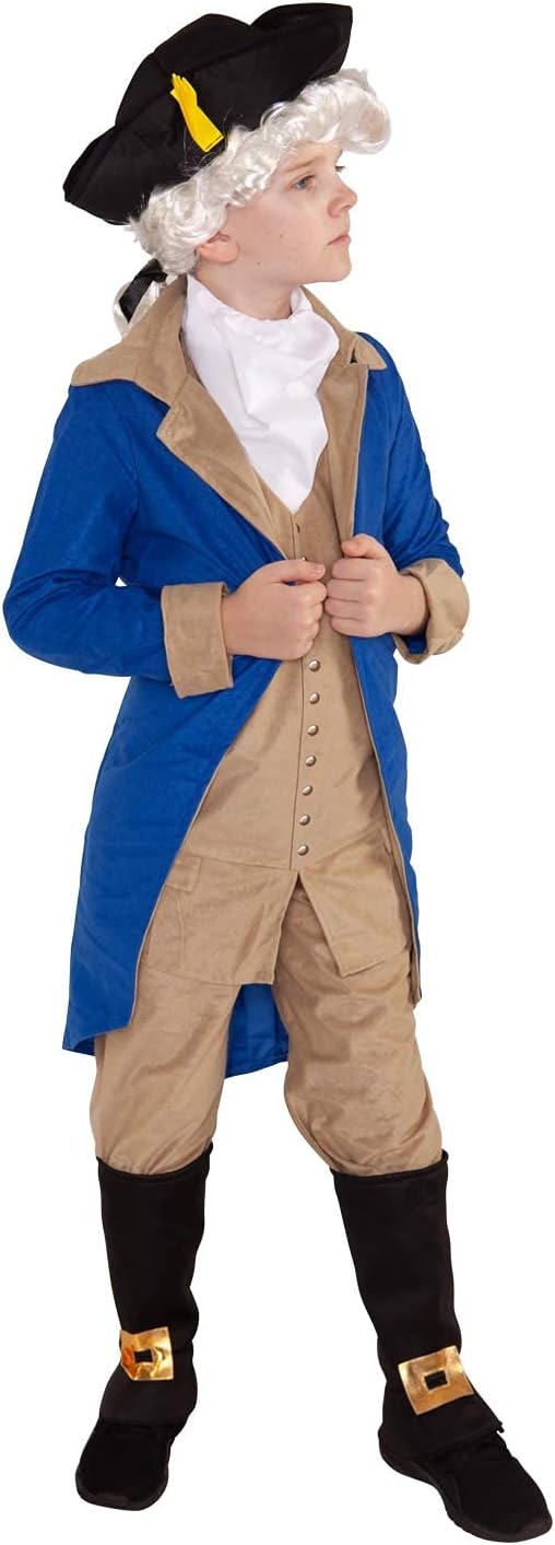 Morph George Washington Costume Kids, George Washington Costume for Boys, President Costume for Boys - Image 4
