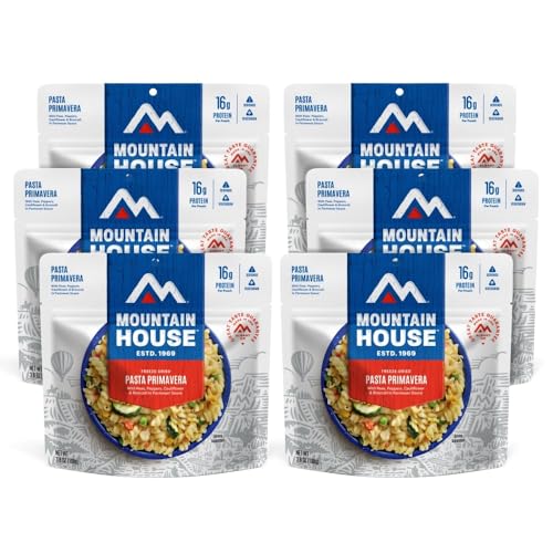 Mountain House Pasta Primavera Freeze Dried Food 6-Pack