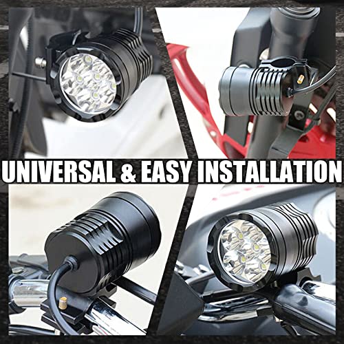 Pakrys AT6 Motorcycle Driving Lights 12-60V 40W 3600Lm Led Fog Lights thumb #4
