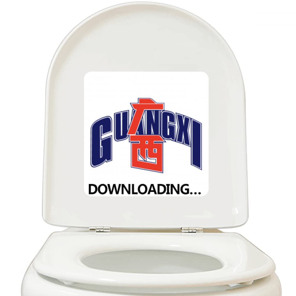 guangxi city province Stickers Adhesive Waterproof Toilet Decal