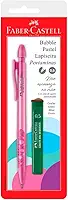 Lapiseira 0.5mm Bubble, Faber-Castell,SM/05BBRS, Rosa Pastel, 1 Unidade