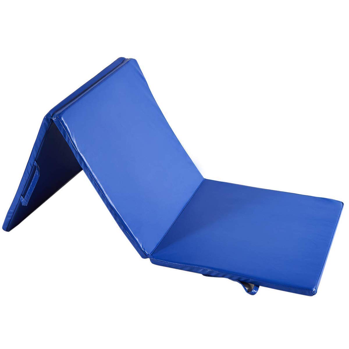 Folding Gymnastics Gym Mat Tumbling Mat Exercise Mat with Carrying Handles by M HI-Mat