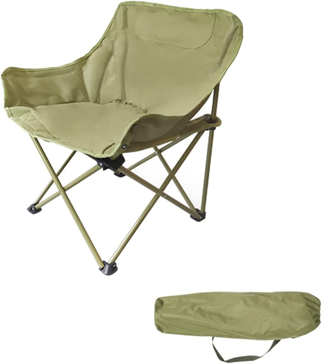 QSTGX Sillas Plegables Camping Silla de Director Portátil con Respaldo de Aleación Aluminio, Silla Plegable para Pesca Al Aire Libre (Color : C, Size : L65xW50xH66cm)