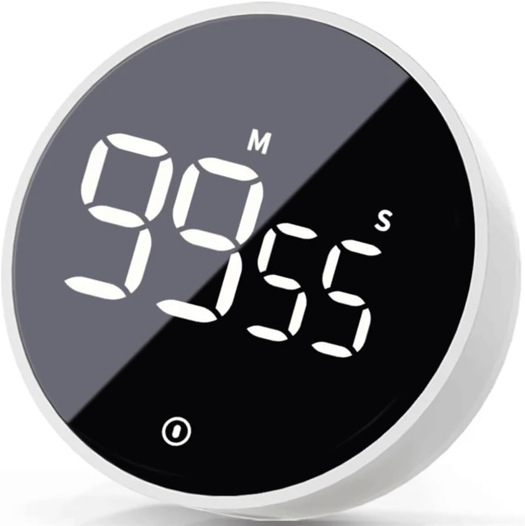 Magnetic Kitchen Timer Digital Manual Countdown Rotary